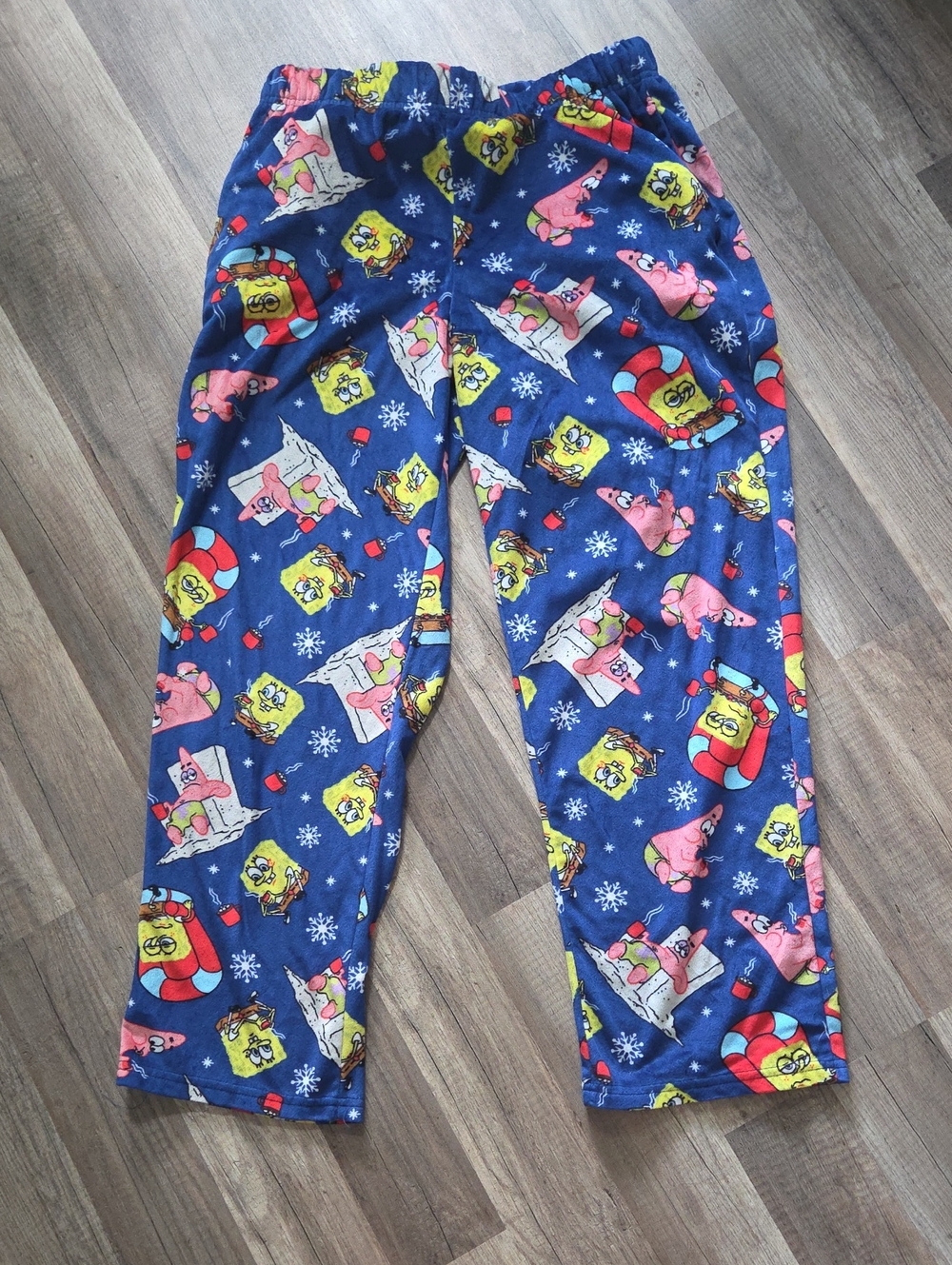 🥳bundle 3 for $15🥳 Unisex Large Sponge Bob Square Pants Fleece Pajama Pants